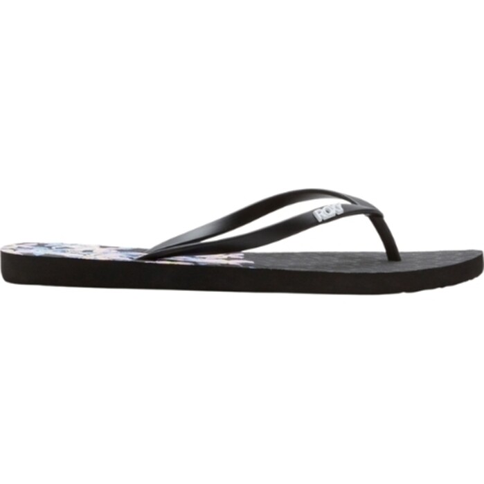 2024 Roxy Womens viva Stamp II Flip Flops ARJL100683 - Black / Boysenberry